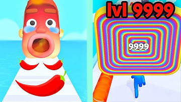 Sandwich Runner& LAYER MAN 3D - Satisfying Mobile Game Max Update Sandwich Run, Going Balls  D2S120D