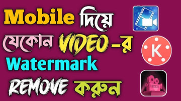 How To Remove Watarmark From Video By Phone | Remove Video Watermark App Bangla