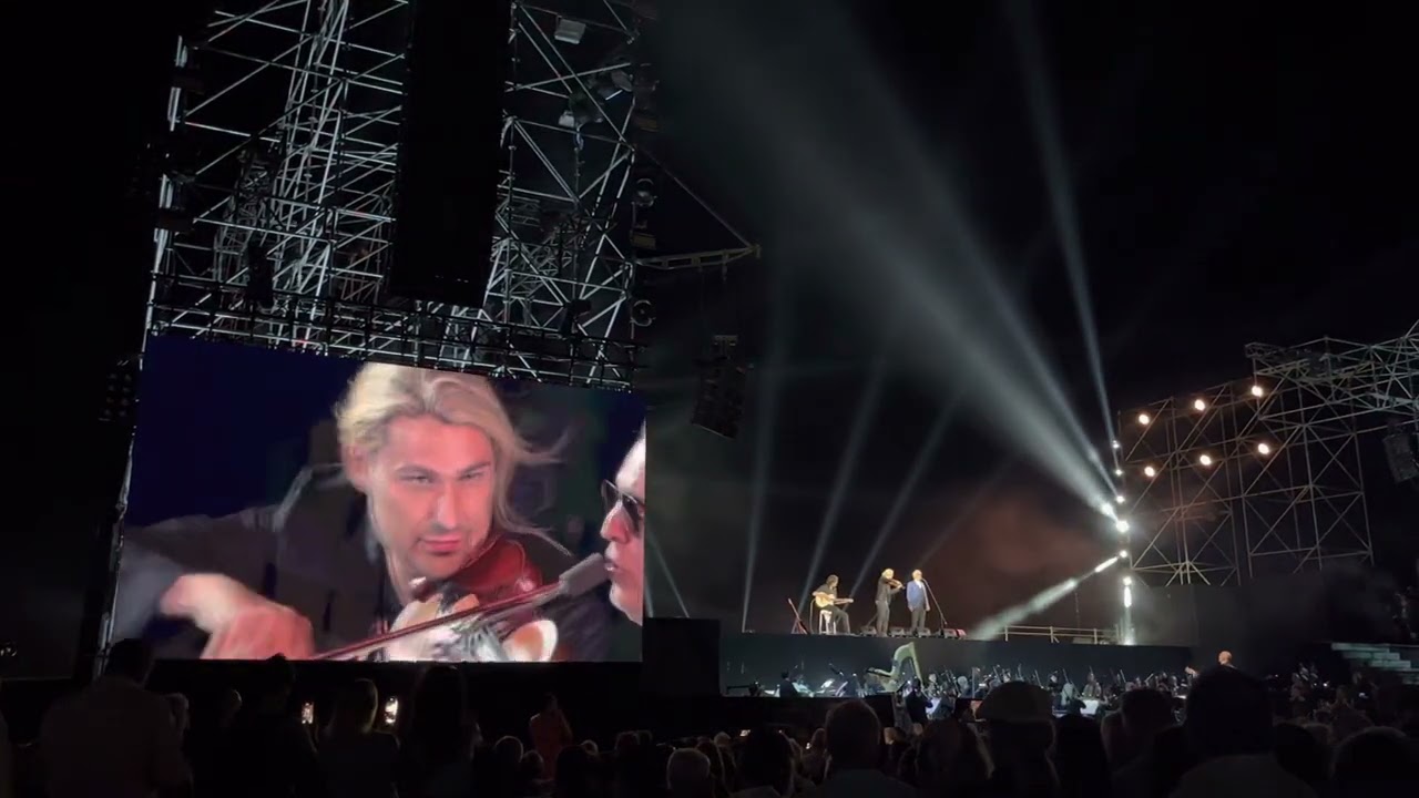 Andrea Bocelli and David Garrett Ave Maria Schubert, live from Teatro