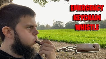 How to Make a Emergency Keychain Whistle!