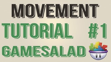 Gamesalad Tutorial - Movement Jump, Right, Left