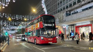 Full Route Visual - Route 7 - East Acton to Oxford Circus - WHD2722 (LK70 AZR)