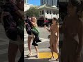 Okay now who wants the full interview 🤣🤣 #tall #tallgirl #couple #dating #miami #trending #shorts