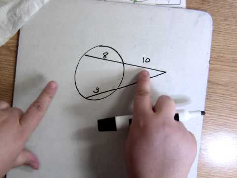 (Geometry) --  Segments in Circles (chords/secants/tangents)