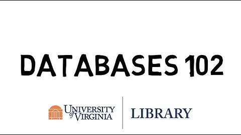 Databases 102