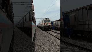 At 120 Kmph | Amezing LHB Track Sound | 18520 Mumbai LTT Vishakhapatnam Express #train #wap7 #shorts