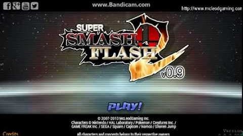 a Super Smash Flash 2 RANDOM BATTLE