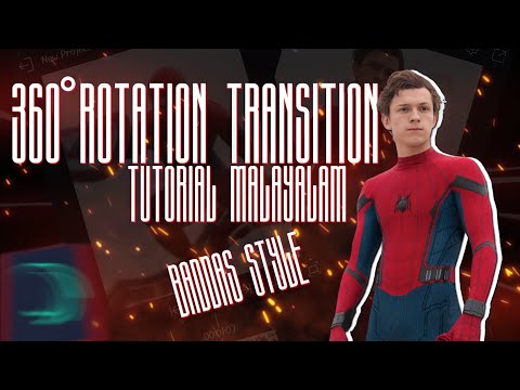 Trending 360° Rotation Transition Tutorial Malayalam || Alightmotion 🔥🔥