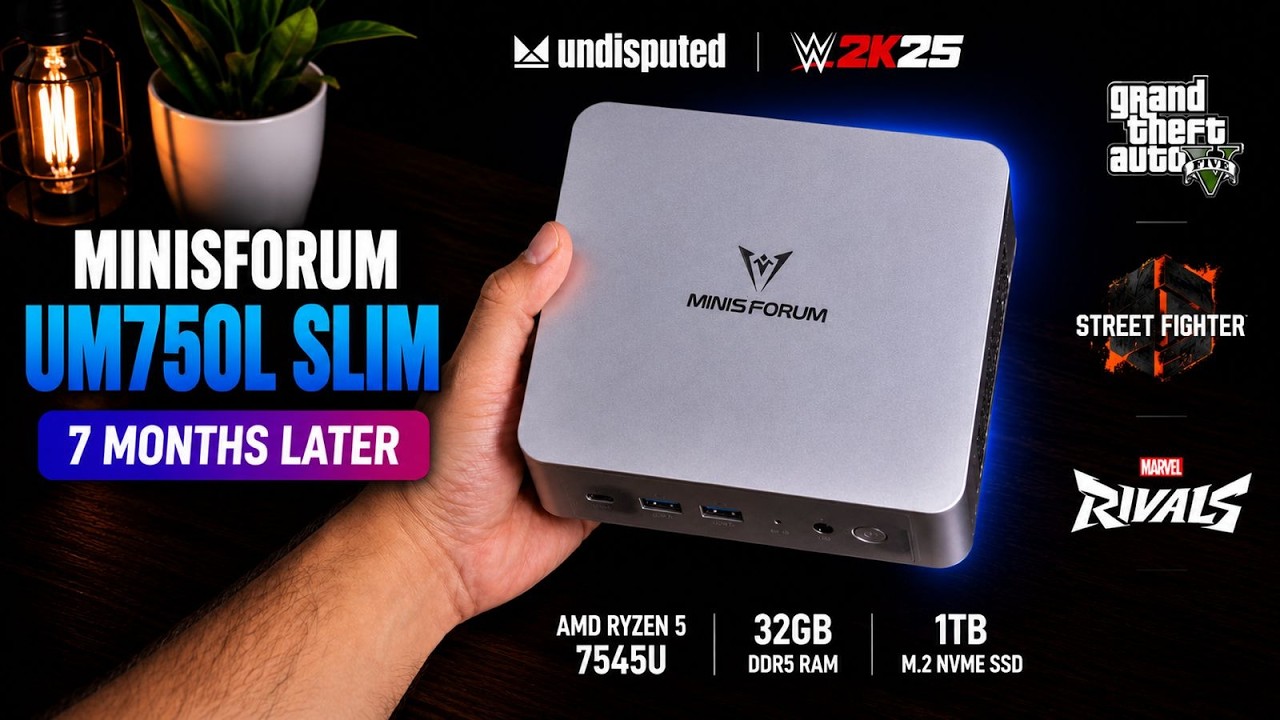 MINISFORUM UM750L Slim – 7 Months Later… Still Worth It? - YouTube