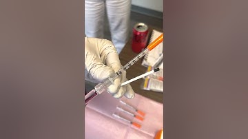 How to backfill an insulin syringe