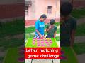 letter matching game ll Matching the letter #trending #funny #viral #game #comedy #cute #puzzlegame