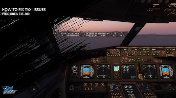 How to Fix Taxi Issues with PMDG Boeing 737 800 in Microsoft Flight Simulator