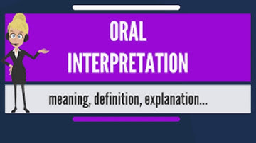 MOD 3 LESSON 55 ORAL INTERPRETING