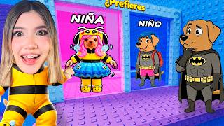 QUÉ PREFIERES pero CON TRAJES NIÑO O NIÑA...Roblox