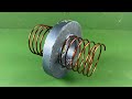 Experiment Science Free Energy Using Copper Wire With Magnet For Work at Home