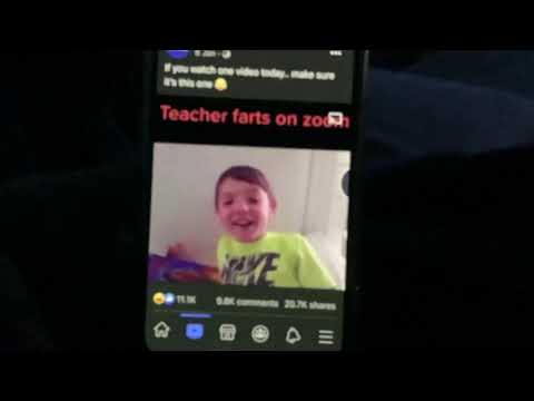 Teacher farts on zoom