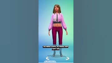 How To Edit Any Sim