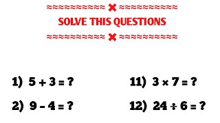 📚 Maths Quiz LIVE | Fast Calculation Challenge | Are You Ready?