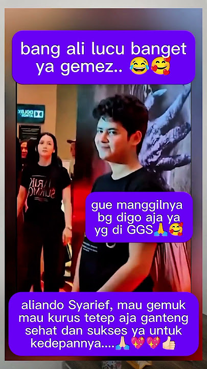 ganteng juga ya pemain GGS bang aliando🥰#aliandosyarif #viralshort #viralvideo