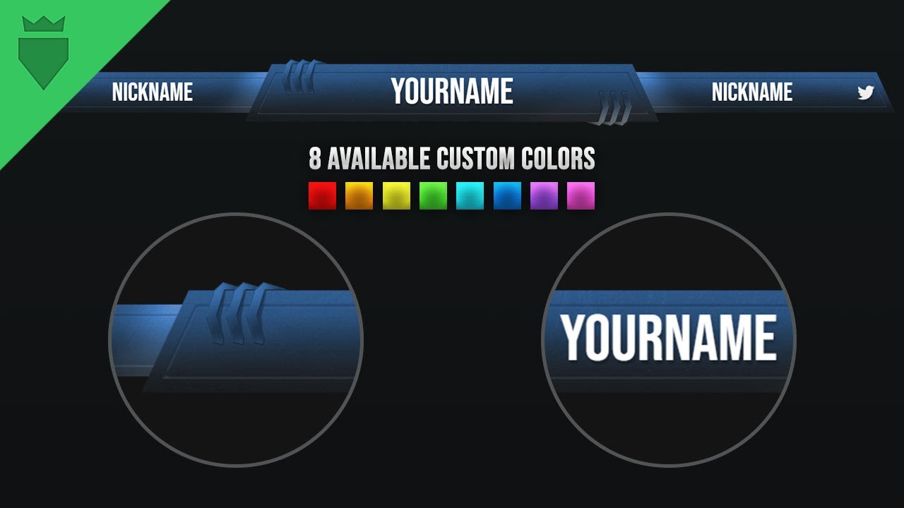 twitch overlay free online edit speed art photoshop gradey