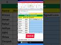 MS Excel Mein Gmail ID Kaise Banaye | Auto Gmail Generator Trick 🔥#excel #shortsfeed