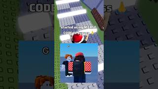 They are literally using MORSE CODE 😭🙏 #rant #rblx #roblox #robloxshorts