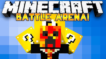 Minecraft Modded Minigame: BATTLE ARENA! - (Lucky Block Mod) - w/Preston & Woofless