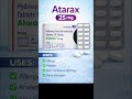 Atarax 25 Mg Tablet Uses / Hydroxyzine Tablet / Faisal BScN #medicine #viral #trending #shortsb#ts