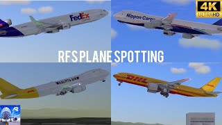 Anchorage Airport Cargo Plane Spotting| ULTRA Realism | RFS-Real Flight Simulator | 4K |