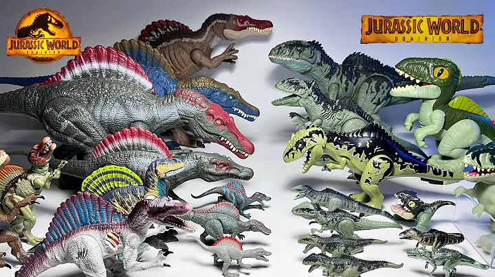SPINO VS GIGA! Jurassic World Dominon Giganotosaurus vs Spinosaurus Dinosaurs Collection