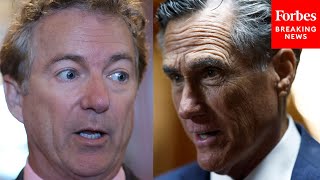 'Government Has No Business In This!': Rand Paul Spars With Mitt Romney On Censorship