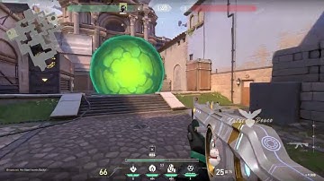 Viper poison cloud lineup for A double box while attacking A site on Ascent