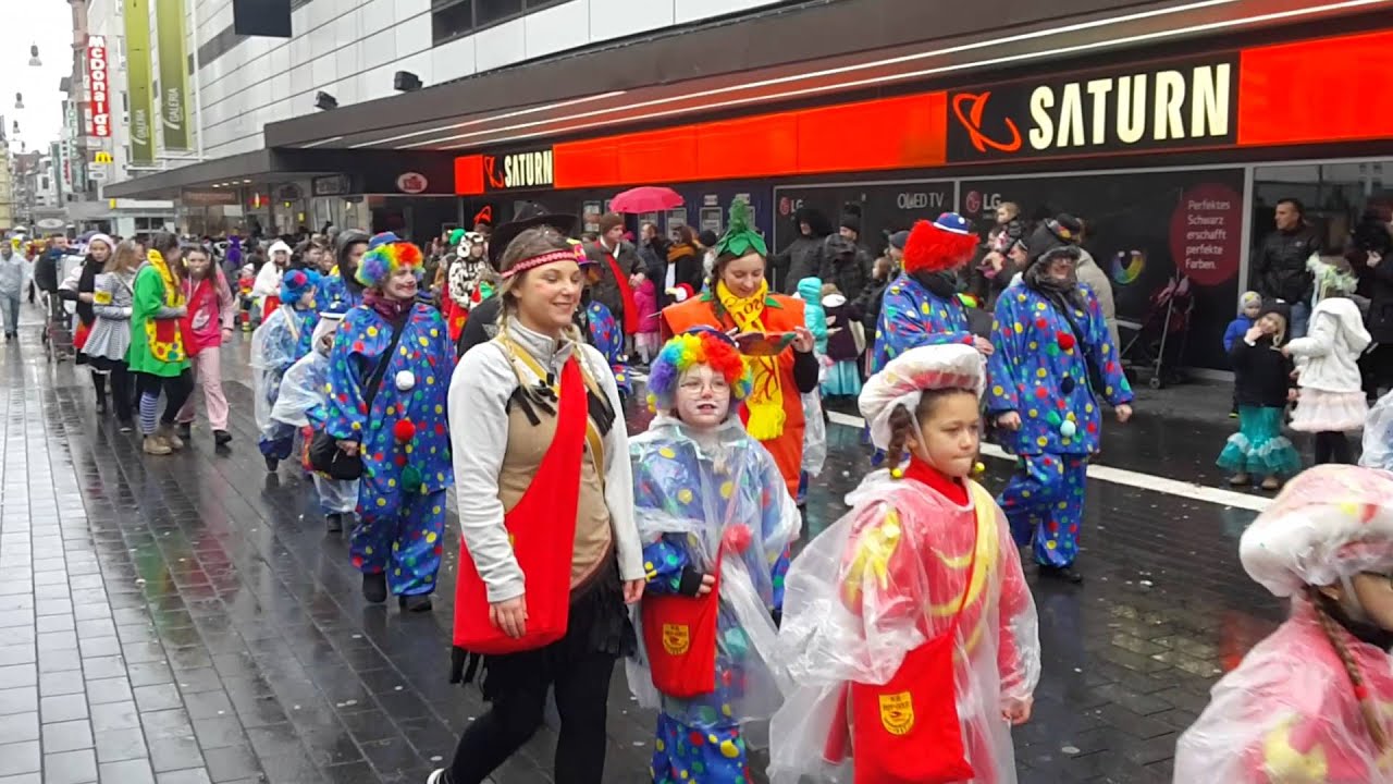 Kinderkarneval Umzug 2016 RotGold Wickede