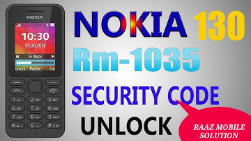 Nokia 130 Rm-1035 security code Unlocking 100% (2020)