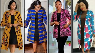 MISHONO YA KITENGE YA KOTI/KIMONO/BLAZER  | ANKARA KIMONO/BLAZER