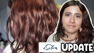 Red Hair Dye Esalon Update I changed my mind!