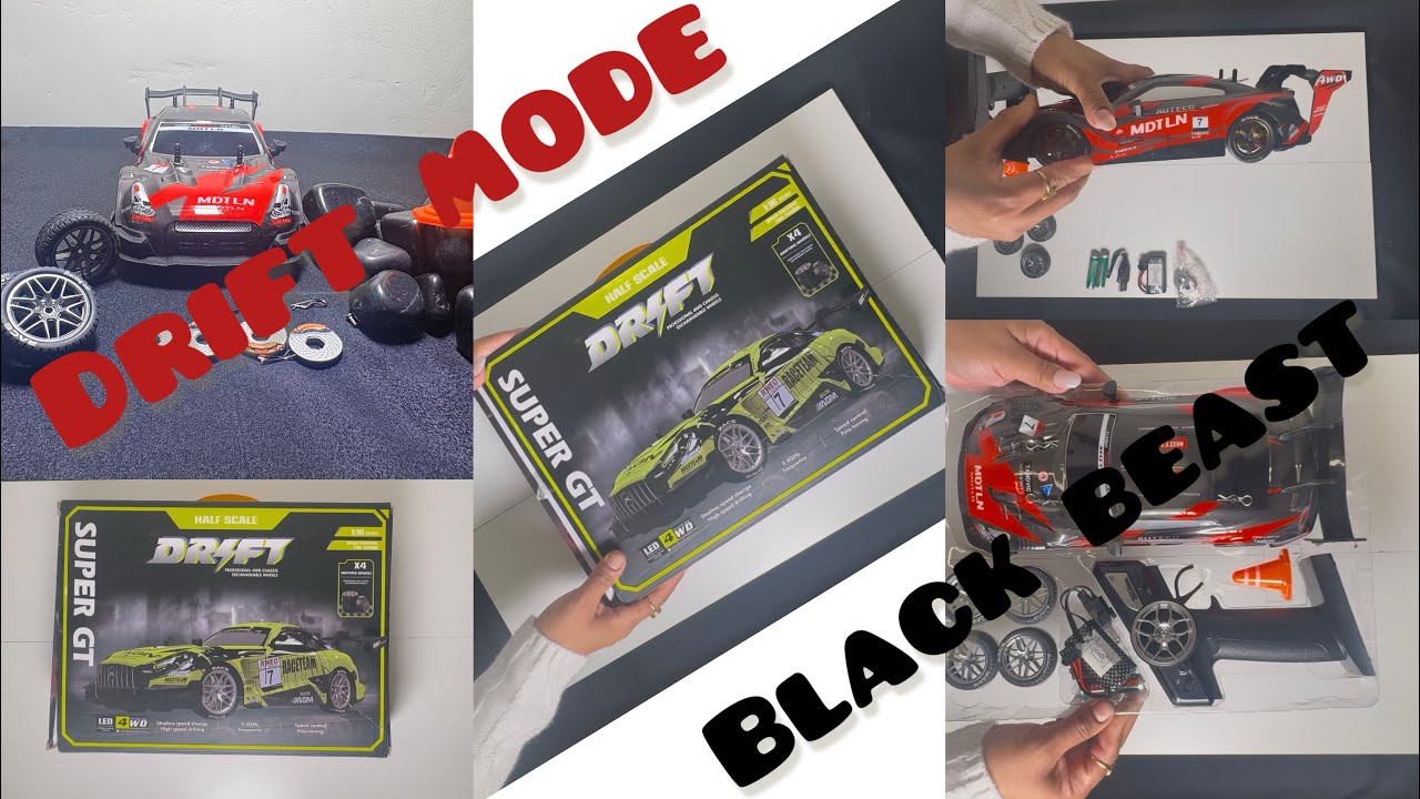 Project Black | RC Drift Car Unboxing | First Run 