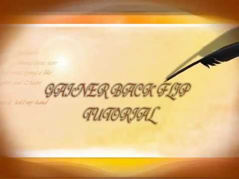 تعلم الشقلبة الخلفية بكل سهولة