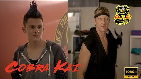 Cobra Kai Season 1 Episode 6 - Eli Moskowitz Becomes Hawk "Flipping The Script" Scene 