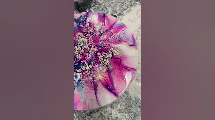 Acrylic pouring. Bloom technique. Painting series. #processvideo #acrylicpouring #fluidart #bloom