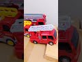 Let's run a cool toy fire truck 🚒🚒おもちゃの消防車を走らせよう🚒🚒💥#トミカ #minicar #はたらくくるま #cartoys　#shorts #消防車