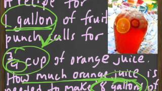 Topic 13-3 Multiplying a Fraction by a Whole a Number