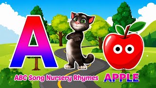 Phonics Song 2 with TWO Words in 3D - A For Apple🍎🍏- ABC Alphabet Songs with Sounds for Children's