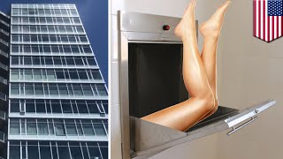 Woman falls 16-stories down trash chute in Portland - TomoNews