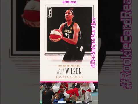 Rookie Card Reaction - @ajawilson summons her inner @megantheestallion.