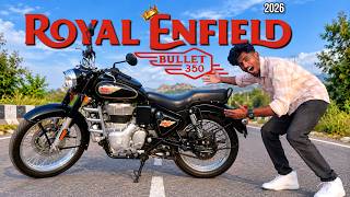 2026 Royal Enfield Bullet 350 Review in Telugu | Price, Mileage & Test Ride screenshot 3