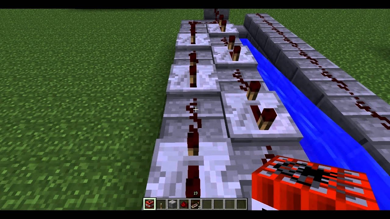 Tuto comment faire un canon a tnt minecraft [FR] - YouTube