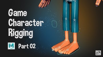 Autodesk Maya - Game Character Rigging part 02 (leg rig)- #19