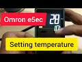 cara setting temperatur omron e5ec