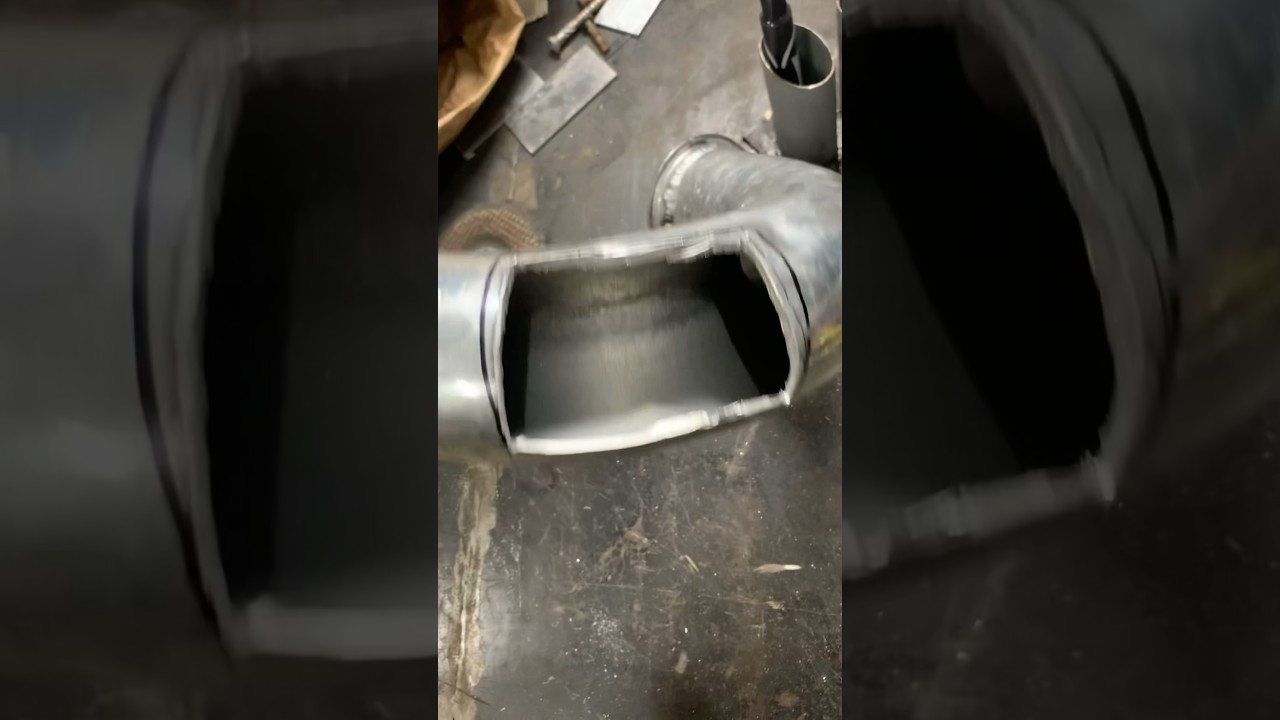 Aluminum intercooler pipe repair welding weldingshorts diy 
